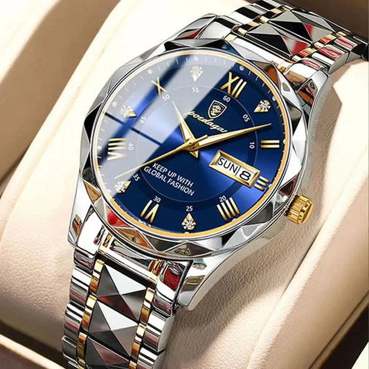 Montre  POEDAGAR à cadran bleu