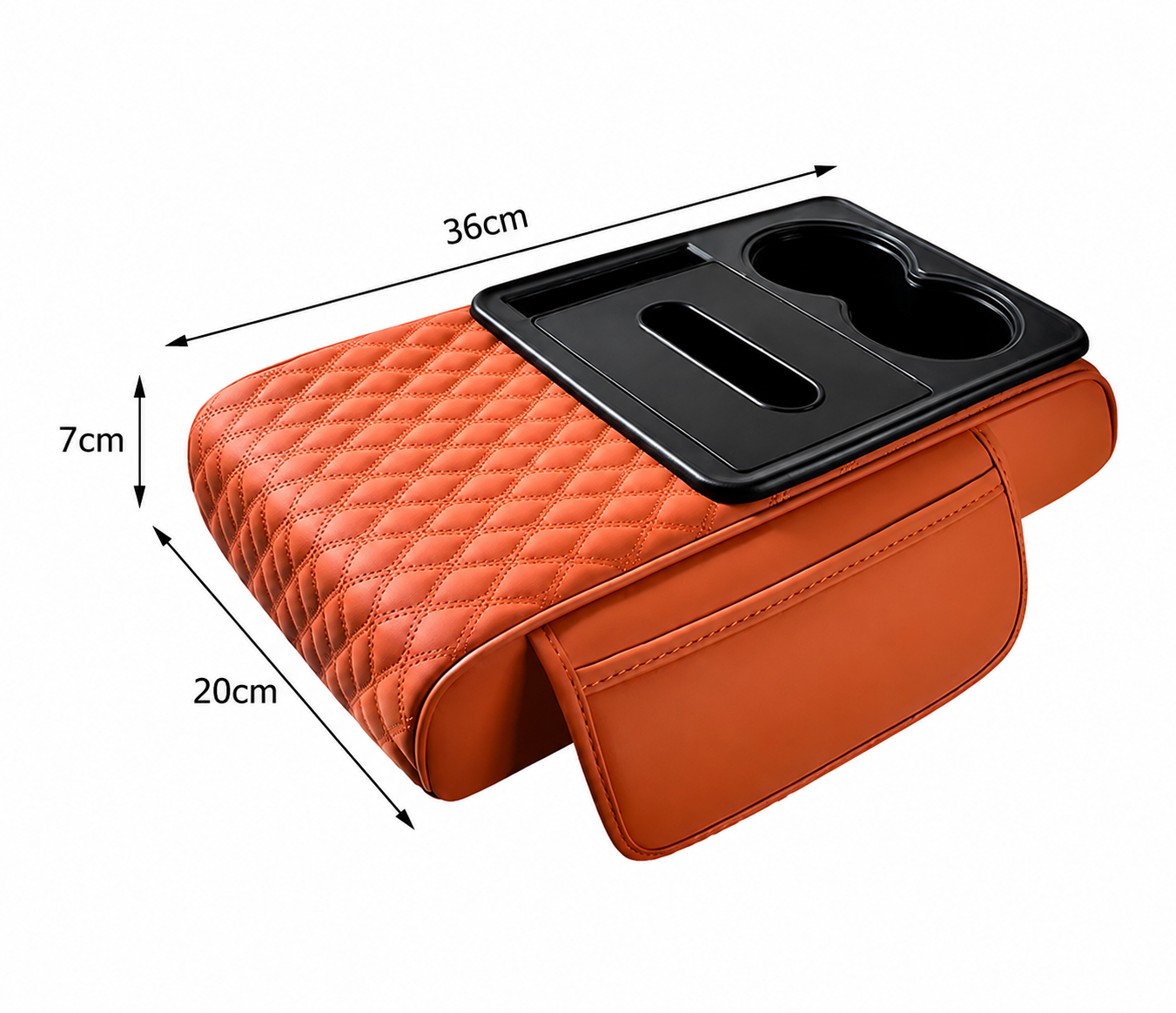 Accoudoir de Voiture VIP en Cuir : Confort et Rangement 5-en-1