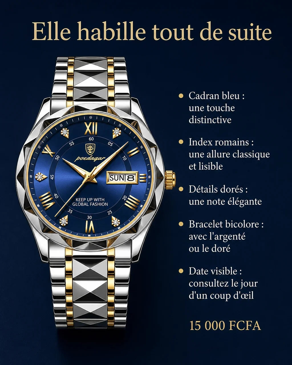 [Scale AI] benefits_list — Montre Boelaga à cadran bleu